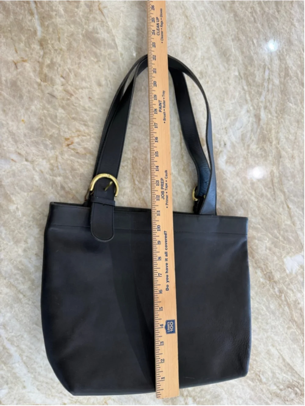 Coach Vintage legacy Casin Black Leather Tote Bag 4140 tote - Picture 14 of 15